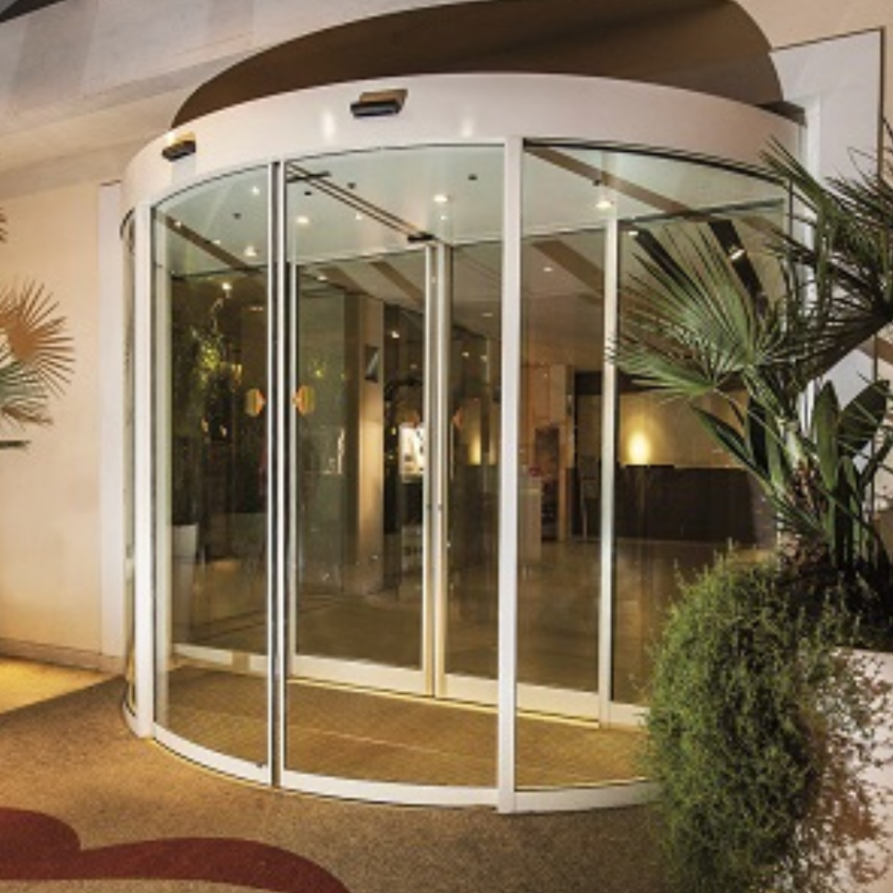 Cửa trượt cong tự động Japan