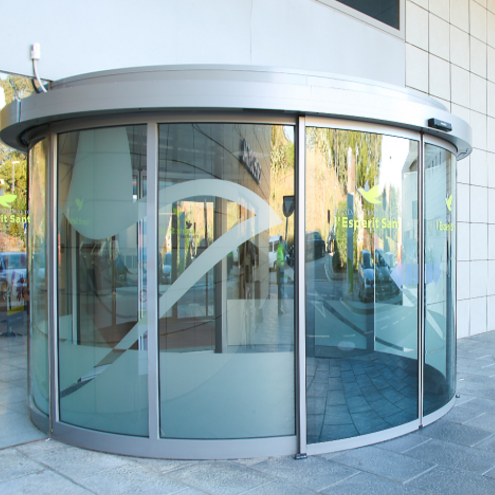 Cửa trượt cong tự động Hàn Quốc