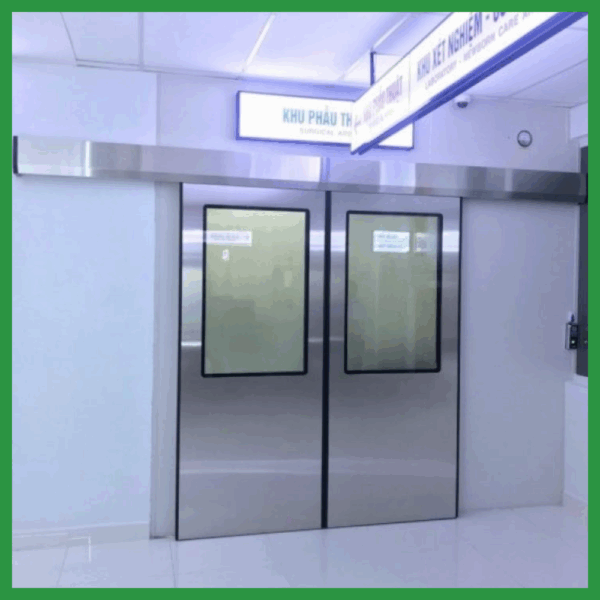 Cửa tự động phòng mổ/bệnh viện cao cấp - Ảnh 2
