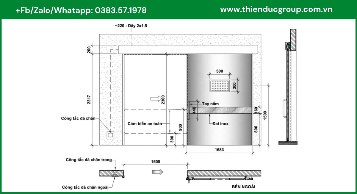 cau-tao-cua-tu-dong-phong-mo-benh-vien Cấu tạo cửa tự động bệnh viện / phòng mổ