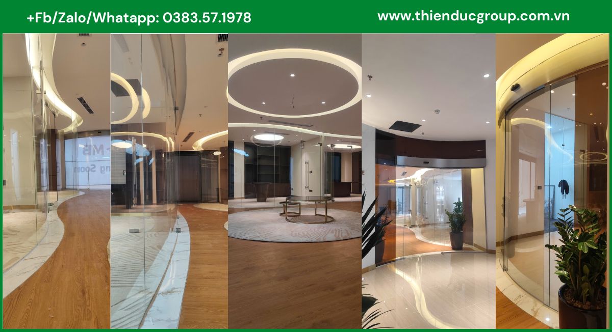 Cửa trượt cong tự động