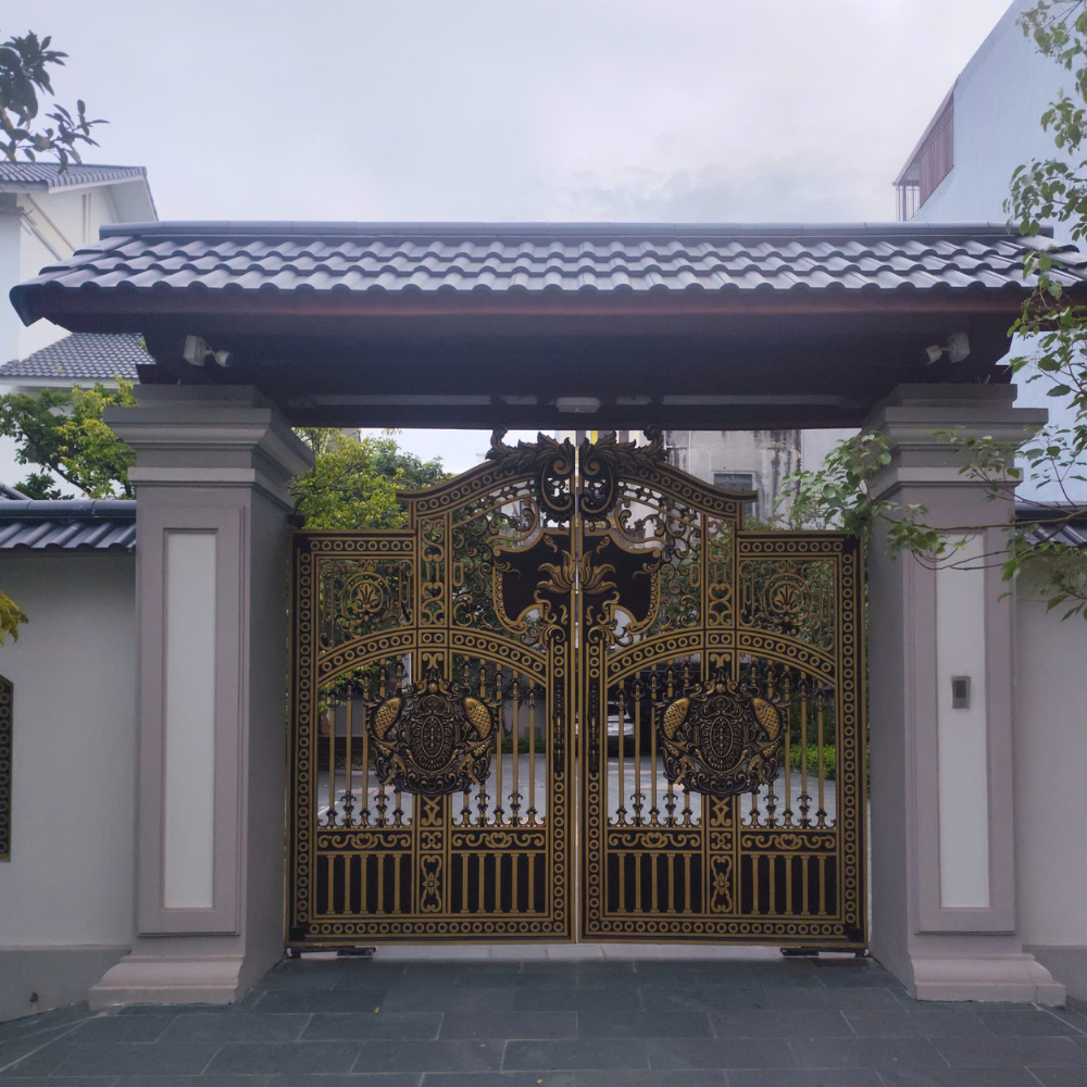 Alternative view of Cổng tự động âm sàn Cardin (Ý) HL MOLE 24