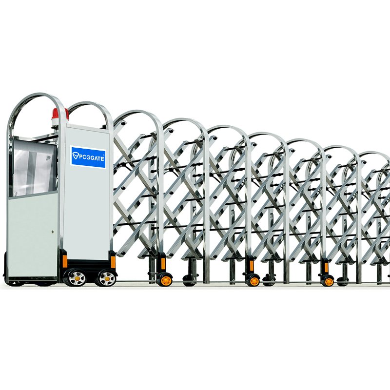 Cổng tự động xếp inox PCG P003