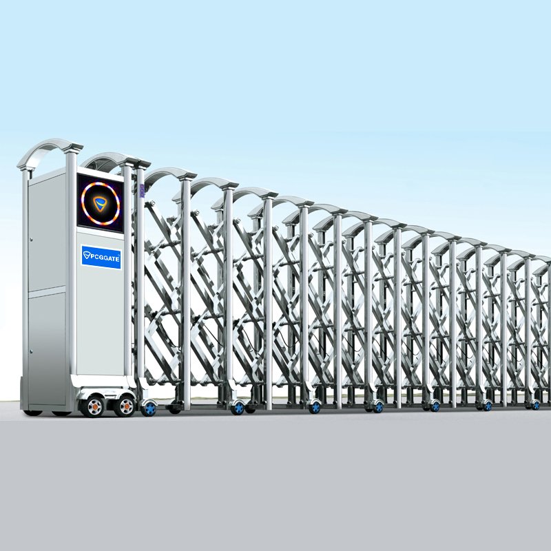 Cổng tự động xếp inox PCG P005