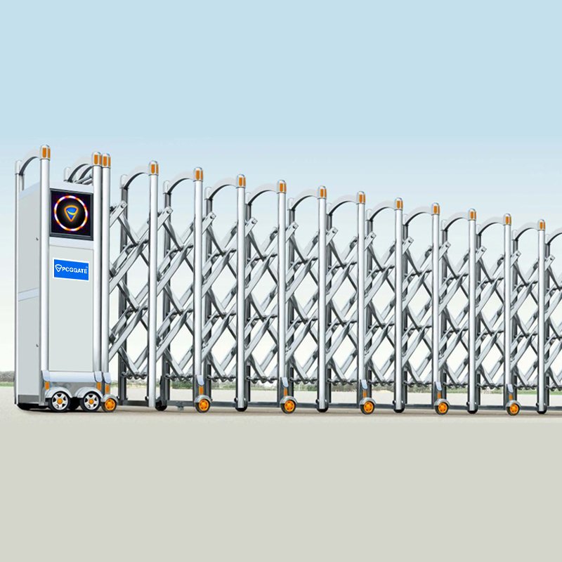 Cổng tự động xếp inox PCG P009