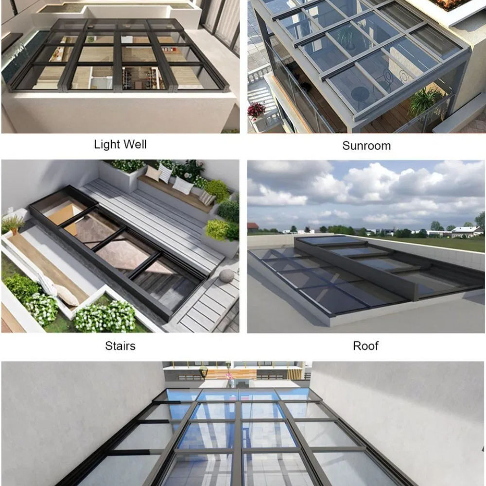 Mái kính tự động cỡ lớn