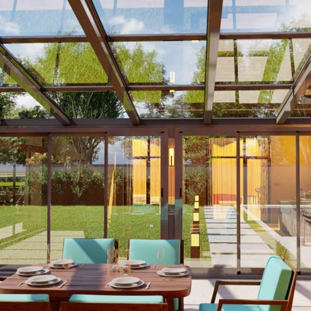 Mái kính tự động cỡ lớn - Ảnh 3