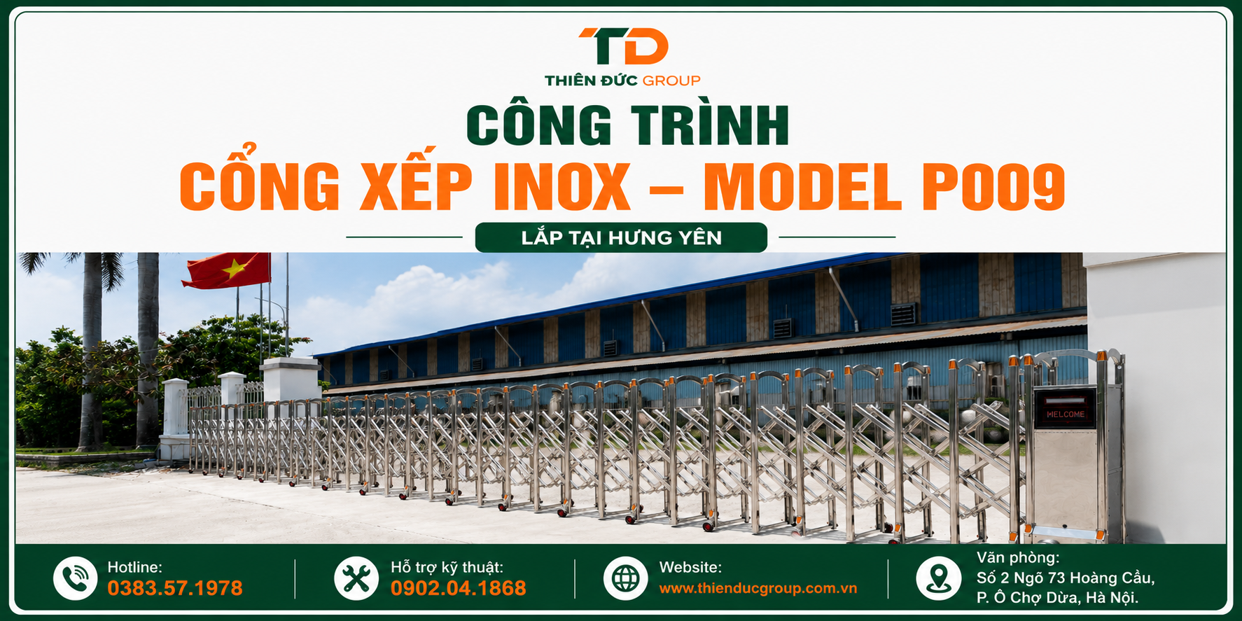 thi-cong-cong-xep-tu-dong-pcg THI CÔNG CỔNG XẾP TỰ ĐỘNG PCG MODEL P009 TẠI VẢI DỆT KIM QUỐC TẾ – HƯNG YÊN